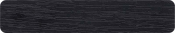 22x0.40 mm Yıldız Entegre Registar Siyah PVC Kenar Bandı
